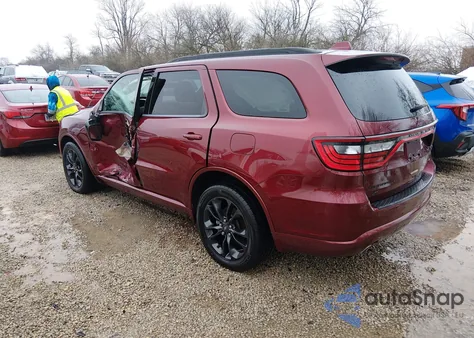 2021 Dodge Durango Gt Plus Awd z USA, uszkodzony, nr VIN 1C4RDJDG2MC765773